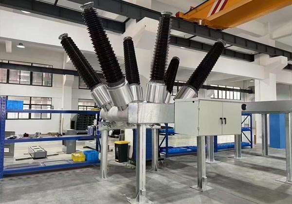 High voltage circuit breaker switch production line